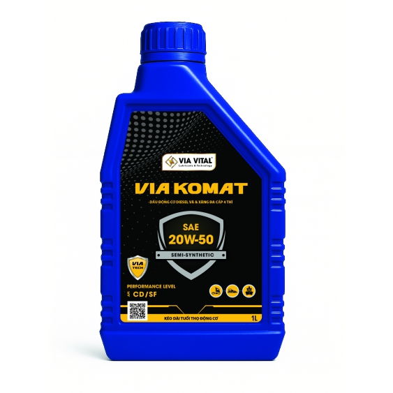 VIA KOMAT SAE 20W50 API CD/SF